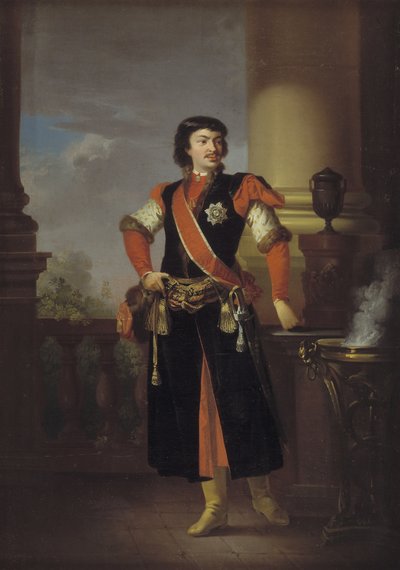 Portrait of Count Rzewuski, Polish Ambassador to Denmark by C.A. Lorentzen
