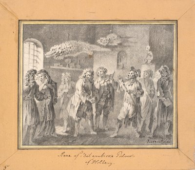 Scene from Ludvig Holberg