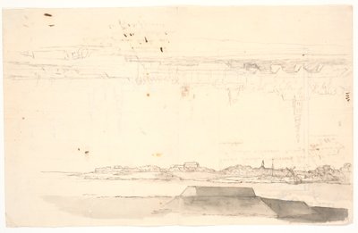 Two Views of Copenhagen. One with the Church of Our Saviour by C.A. Lorentzen