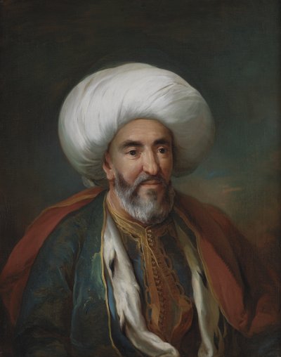 Portrait of Mahmud Agas, Ambassador of Tripolis by C.G. Pilo