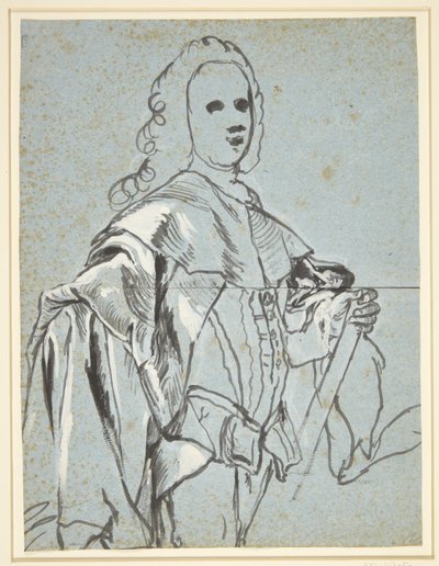 Study for a Portrait, Probably of A.G. Moltke by C.G. Pilo