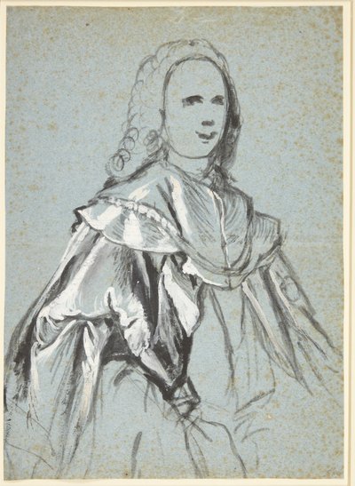 Study for a Portrait, Probably of A. G. Moltke by C.G. Pilo