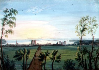 A View of Schwerin, Morning by C.H. Nipperdey