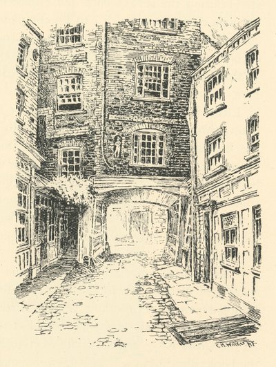 Old Bell Inn, Holborn by CH Walker
