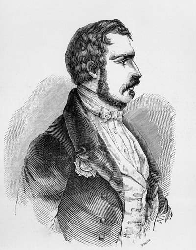 Portrait of Charles-Louis Napoleon Bonaparte by J.B. and Brown J. Rowbotham