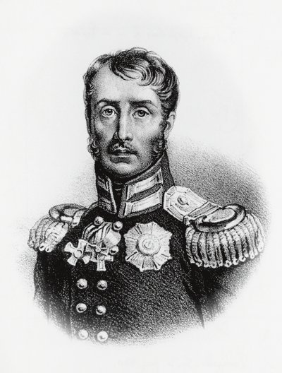 Portrait of Frederick William III (1770-1840), King of Prussia from 1797, engraving by J.B. and Brown J. Rowbotham