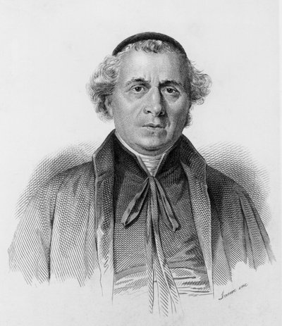 Portrait of Gioacchino Ventura di Raulica (1792-1861), Italian Jesuit, orator, patriot, philosopher and writer, engraving by J.B. and Brown J. Rowbotham