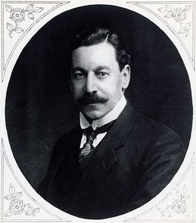 Portrait of Herbert Samuel (1870-1963), English politician, from Illustrated War News, January 19 by J.B. and Brown J. Rowbotham