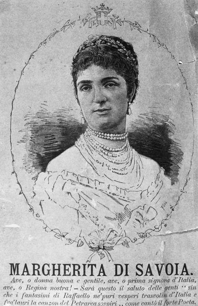 Portrait of Princess Margherita of Savoy by J.B. and Brown J. Rowbotham