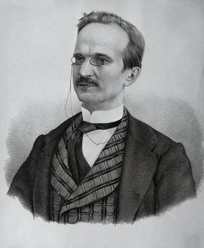 Portrait of Urbano Rattazzi (1808-1873), Italian politician, lithograph by J.B. and Brown J. Rowbotham