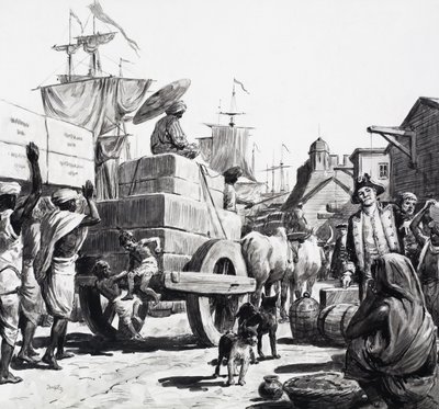 A Delivery of Goods to the East India Company