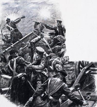The Battle of Inkermann, Charge of the Guards by C.L. Doughty