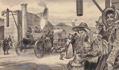 The opening of the Liverpool to Manchester Railway by C.L. Doughty