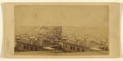 Panoramic View of San Francisco - No. 8. Taken from the corner of Sacramento and Taylor Streets by C.L. Weed