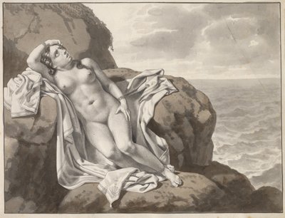 Andromeda Chained to a Rock by Christoffer Wilhelm Eckersberg