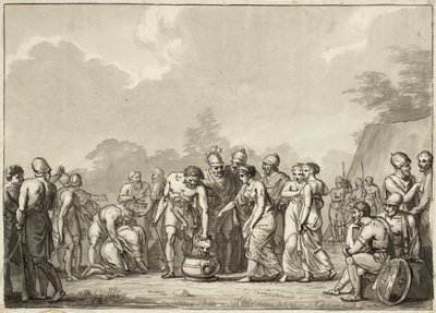 Queen Tomyris of the Massagetae Orders Cyrus