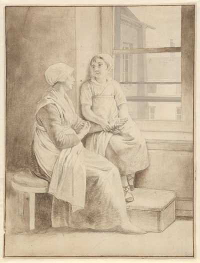 Mother and Daughter. Eckersberg
