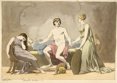 Thetis Bringing Weapons to Achilles, Who Mourns by Patroclus