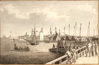 View from Langelinie towards Nyholm, with the Fleet