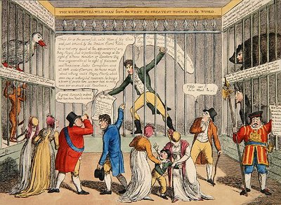 A New Cure for Jackobinism or a Peep in the Tower by C. (after) Williams