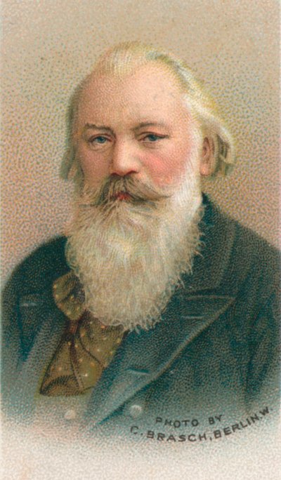 Johannes Brahms 1833-1897 was a German Composer and Pianist by C Brasch