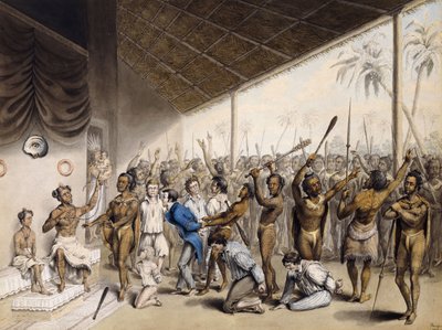 A Native Chief Ordering Europeans to be Put to Death by C. Bray
