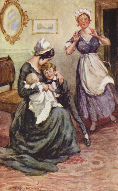 Illustration for David Copperfield by Charles Dickens by C. Dudley (after) Tennant