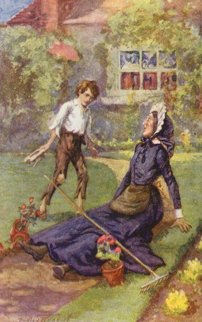 Illustration for David Copperfield by Charles Dickens by C. Dudley (after) Tennant