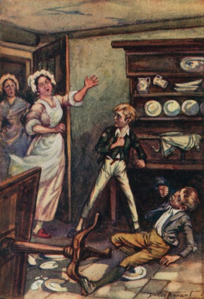 Illustration for Oliver Twist by Charles Dickens by C. Dudley (after) Tennant