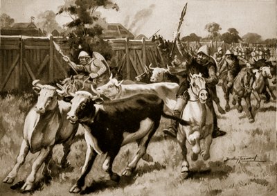After the Battle of Ethandun, 878 by C. Dudley Tennant