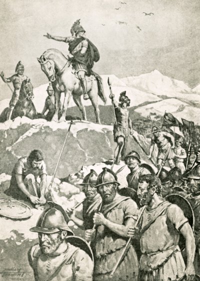 The onward sweep of mighty Alexander by C. Dudley Tennant