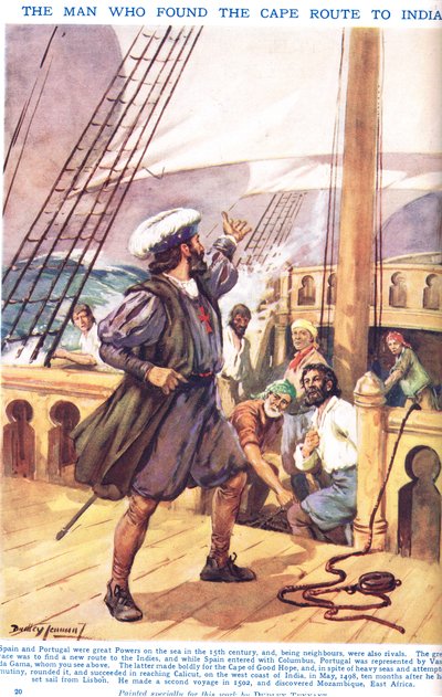 Vasco de Gama: The Man Who Found the Cape Route to India, Illustration from 