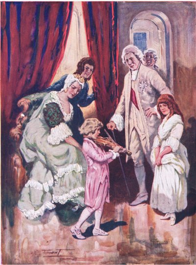 Winning the hearts of his royal audience: Mozart