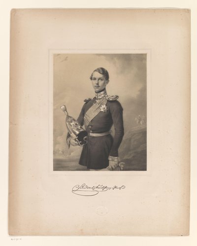 Portrait of Frederick Charles, Prince of Prussia by C. Fischer