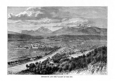 Innsbruck and the Valley of the River Inn, Austria by C. Laplante