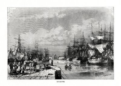 Le Havre, Normandy, 1879 by C. Laplante