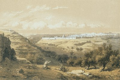 Hebron, Etching by C. Schacher by C. Schacher