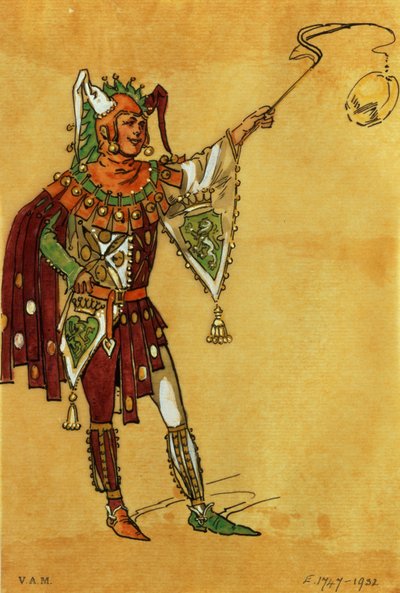 Costume Design for a Jester for A Midsummer Night