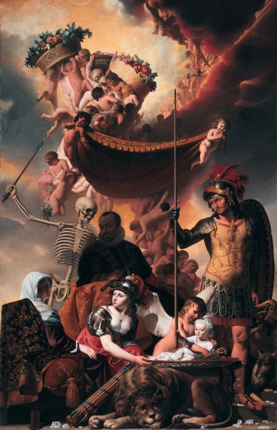 Allegory of the Birth of Frederick Henry of Orange-Nassau by Caesar van Everdingen