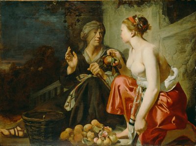 Vertumnus and Pomona by Caesar van Everdingen