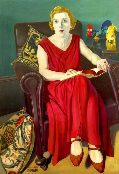 Cagnaccio di S. Pietro, Signora Vighi by Cagnaccio di San Pietro