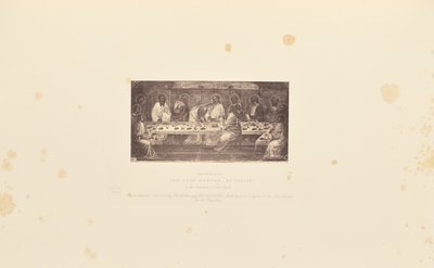 The Last Supper, by Giotto by Caldesi and Montecchi