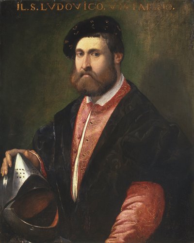 Portrait of Captain Ludovico Vistarini by Callisto Piazza
