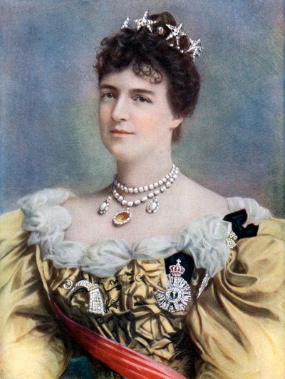 Amelia of Orleans, Queen of Portugal, late 19th-early 20th century by Camacho