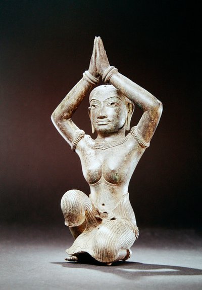 Kneeling female by Cambodian