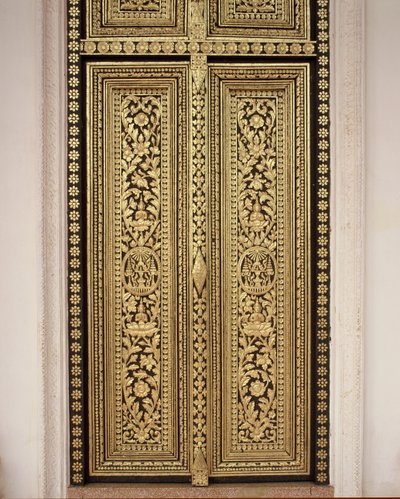 Decorative Door by Cambodian School