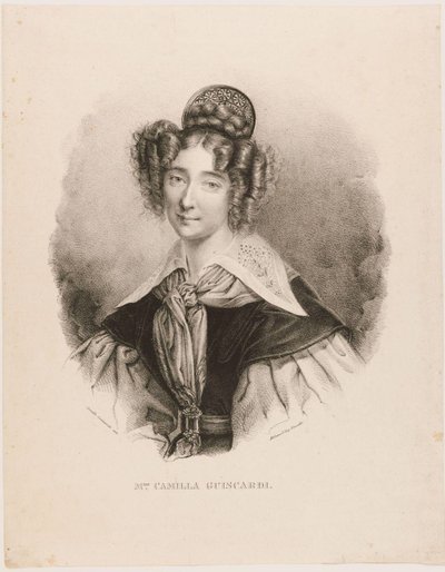 Youthful Self-Portrait of Camilla Guiscardi by Camilla Guiscardi