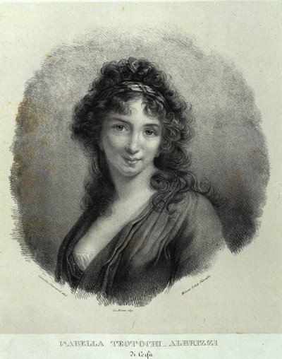 Portrait of Isabella Teotochi Albrizzi by Camilla Guiscardi