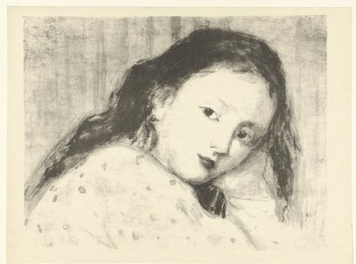 Head of a Girl by Camille Bourget