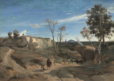 The Cervara, the Roman Countryside by Camille Corot